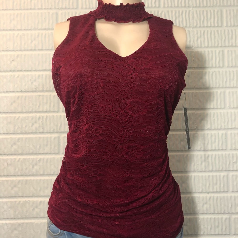 Sexy burgundy top